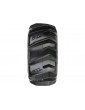 Pro-Line Wheels 3.8", Dumont 3.8" MT Tires H17mm Blk Raid (2)