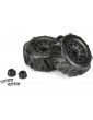 Pro-Line Wheels 3.8", Dumont 3.8" MT Tires H17mm Blk Raid (2)