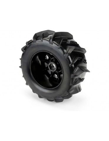 Pro-Line Wheels 3.8", Dumont 3.8" MT Tires H17mm Blk Raid (2)