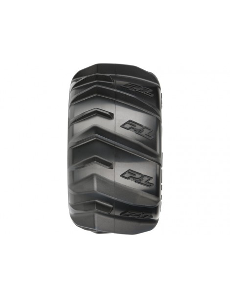 Pro-Line Wheels 2.8", Dumont Tires, Raid H12 Black Wheels (2)