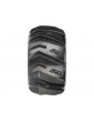 Pro-Line Wheels 2.8", Dumont Tires, Raid H12 Black Wheels (2)