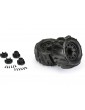 Pro-Line Wheels 2.8", Dumont Tires, Raid H12 Black Wheels (2)