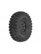 Pro-Line Wheels 1/24, Hyrax Tires, Impulse H7 Black Wheels (4)