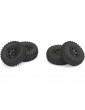 Pro-Line Wheels 1/24, Hyrax Tires, Impulse H7 Black Wheels (4)