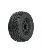 Pro-Line Wheels 2.2/3.0", Street Fighter SC Tires, Raid H12 Black Wheels (2)