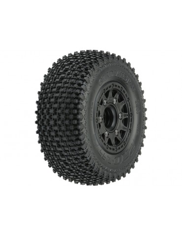 Pro-Line Wheels 2.2/3.0", Gladiator M3 SC Tires, Raid H12 Black Wheels (2)