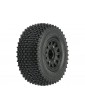 Pro-Line Wheels 2.2/3.0", Gladiator M3 SC Tires, Raid H12 Black Wheels (2)