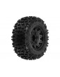 Pro-Line Wheels 2.8", Badlands Tires, Raid H12 Black Wheels (2)