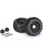 Pro-Line Wheels 3.8", Badlands 3.8" MT H17mm Blk Raid (2)