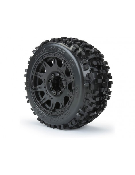 Pro-Line Wheels 3.8", Badlands 3.8" MT H17mm Blk Raid (2)