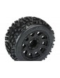 Pro-Line Wheels 3.8", Badlands 3.8" MT H17mm Blk Raid (2)