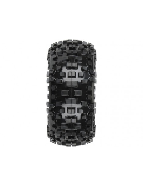 Pro-Line Wheels 2.2/3.0", Badlands SC Tires, Raid H12 Black Wheels (2)