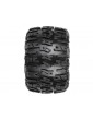 Pro-Line Wheels 3.8", Trencher X Tires, Raid H17 Black Wheels (2)