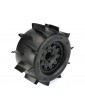 Pro-Line Wheels 2.8", Sand Paw Tires, Raid H12 Black Wheels (2)