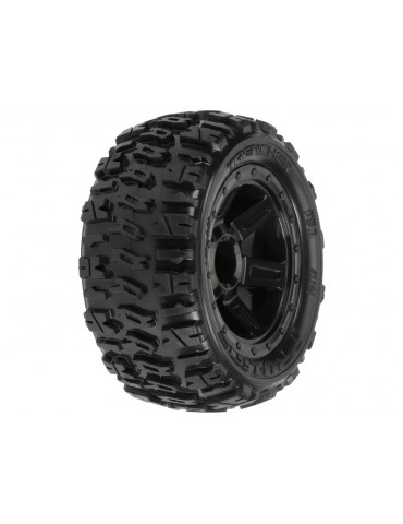 Pro-Line Wheels 2.2", Trencher M2 Tires, Desperado H12 Black Wheels (2)