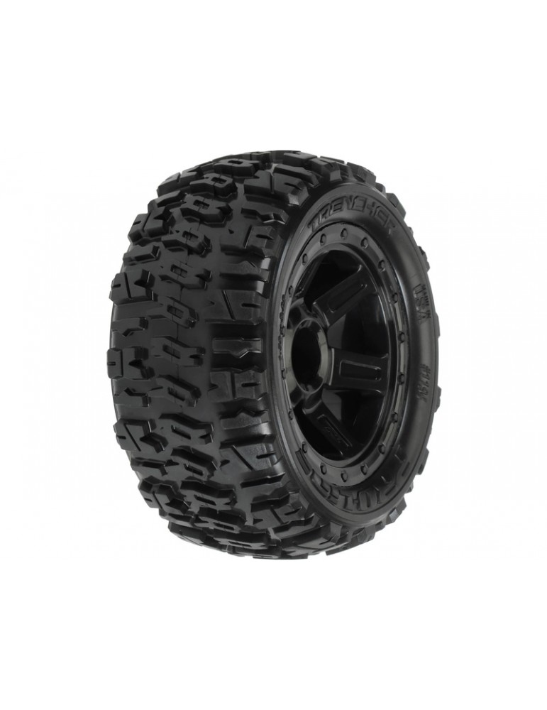 Pro-Line Wheels 2.2", Trencher M2 Tires, Desperado H12 Black Wheels (2)