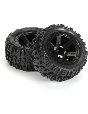 Pro-Line Wheels 2.2", Trencher M2 Tires, Desperado H12 Black Wheels (2)