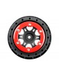Pro-Line Wheels 2.2/3.0" Split Six Front H12 Short Course Red/Black (2)