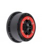 Pro-Line Wheels 2.2/3.0" Split Six Rear H12 Short Course Red/Black (2)