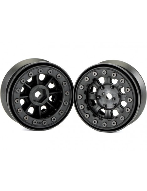 Pro-Line Wheels 1.9" Denali H12mm Rock Crawler Black (2)