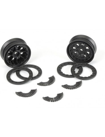 Pro-Line Wheels 1.9" Denali H12mm Rock Crawler Black (2)