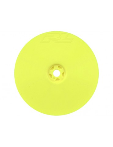 Pro-Line Wheels 2.2" Velocity 4WD Front H12 Buggy Yellow (2): XB4 and 22X-4