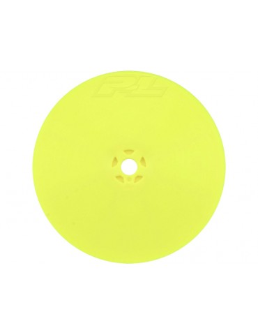 Pro-Line Wheels 2.2" Velocity 4WD Front H12 Buggy Yellow (2): AE B74