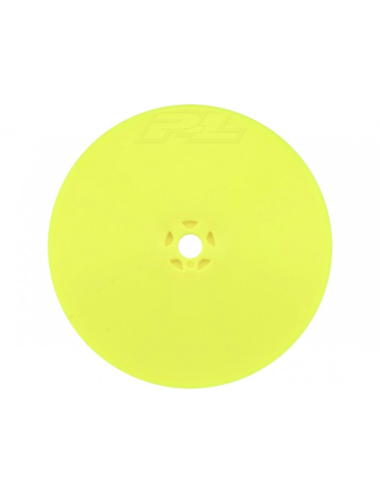 Pro-Line Wheels 2.2" Velocity 4WD Front H12 Buggy Yellow (2): AE B74