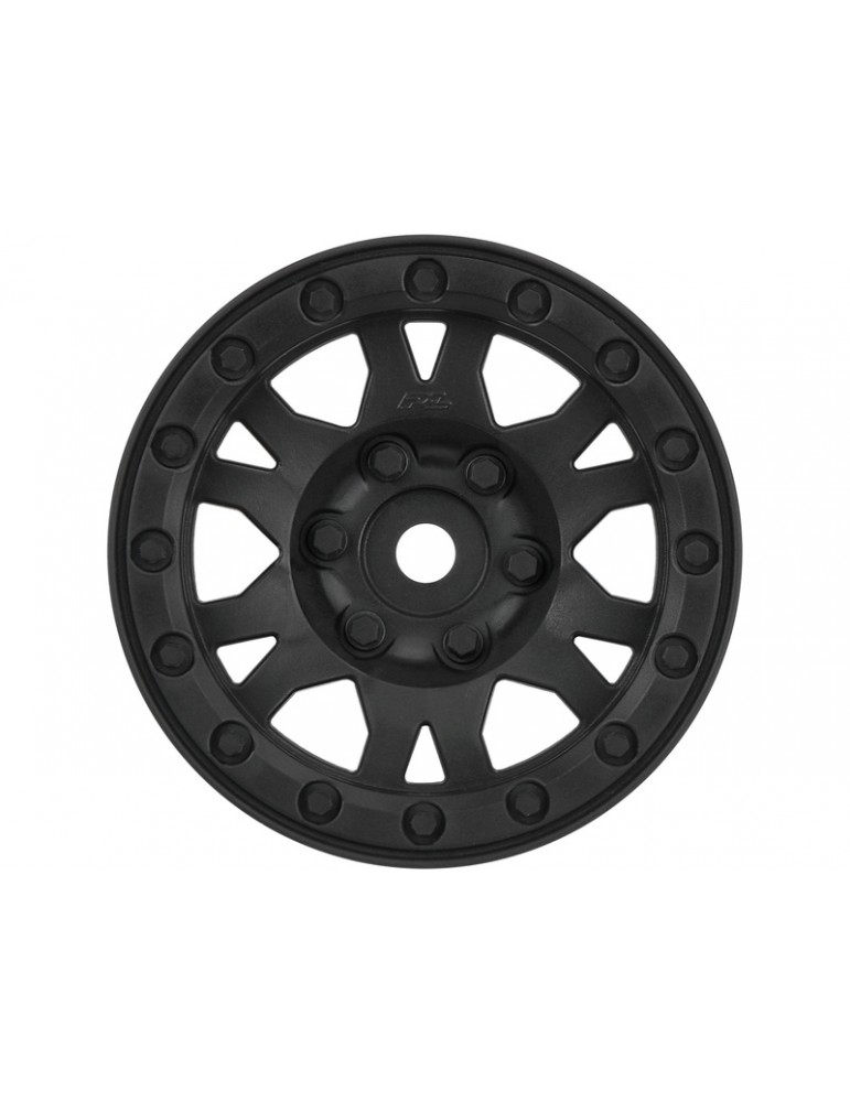 Pro-Line Wheels 1.9" Impulse 12mm Rock Crawler Black (2)