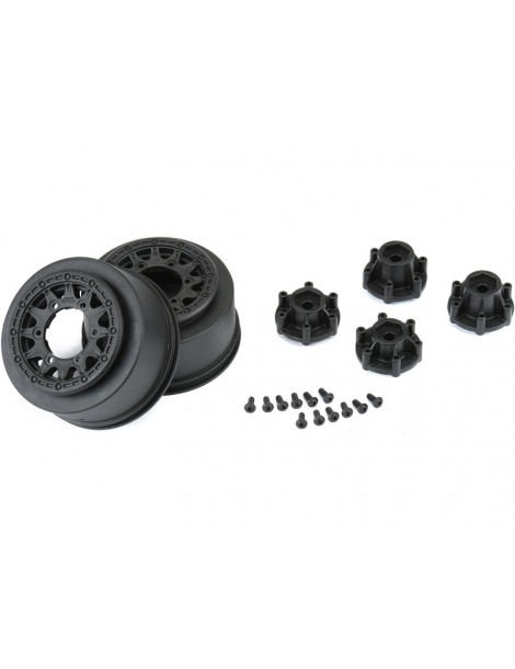 Pro-Line Wheels 2.2/3.0" Raid H12 Short Course Black (2)
