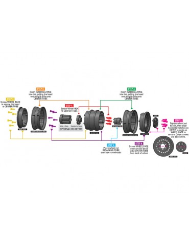 Pro-Line Wheels 1.9" Carbine H12 Rock Crawler Black (2)