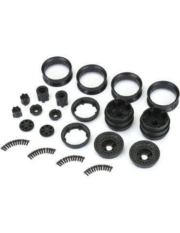 Pro-Line Wheels 1.9" Carbine H12 Rock Crawler Black (2)
