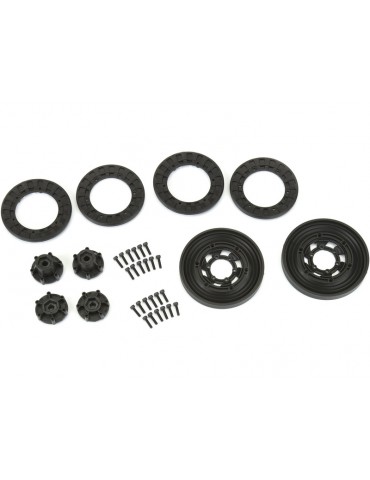 Pro-Line Wheels 2.6" Vice CrushLock Front/Rear H12 Crawling Black (2)