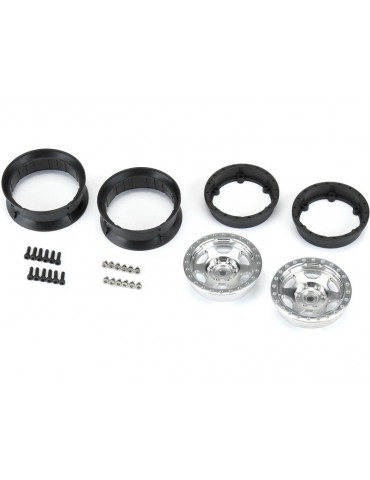 Pro-Line Wheels 1.9" Crestline Aluminum H12 Rock Crawler (2)