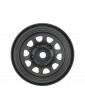 Pro-Line Wheels 1.55" Keystone Front/Rear H12 Rock Crawler Black (2)