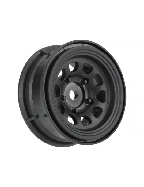 Pro-Line Wheels 1.55" Keystone Front/Rear H12 Rock Crawler Black (2)
