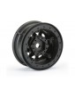 Pro-Line Wheels 1.55" Keystone Front/Rear H12 Rock Crawler Black (2)