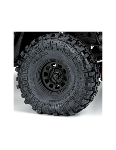 Pro-Line Wheels 1.55" Keystone Front/Rear H12 Rock Crawler Black (2)