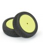 Pro-Line Wheels 2.2", Electron MC 2WD Buggy Front Tires, Velocity H12mm Yellow Wheels (2)