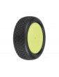 Pro-Line Wheels 2.2", Electron MC 2WD Buggy Front Tires, Velocity H12mm Yellow Wheels (2)