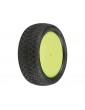 Pro-Line Wheels 2.2", Electron MC 4WD Buggy Front Tires, Velocity H12 Yellow Wheels (2)