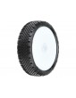Pro-Line Wheels 2.2", Prism Z3 Buggy 2WD Front Tires, Velocity H12 White Wheels (2)