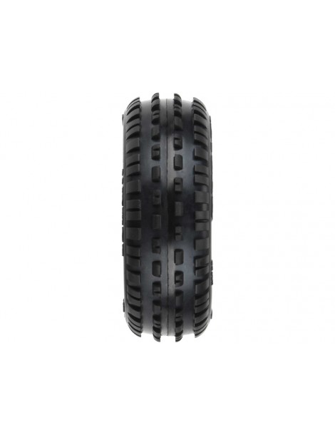 Pro-Line Wheels 1/18, Wedge Carpet Mini-B Front Tires, H8 Yellow Wheels (2) (Losi Mini-B)