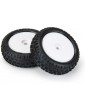 Pro-Line Wheels 1/18, Wedge Carpet Mini-B Front Tires, H8 White Wheels (2) (Losi Mini-B)
