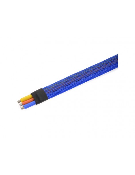 Wire Protection Sleeve Braided 8mm Blue (1m)