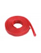 Wire Protection Sleeve Braided 8mm Red (1m)