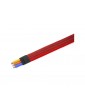 Wire Protection Sleeve Braided 8mm Red (1m)