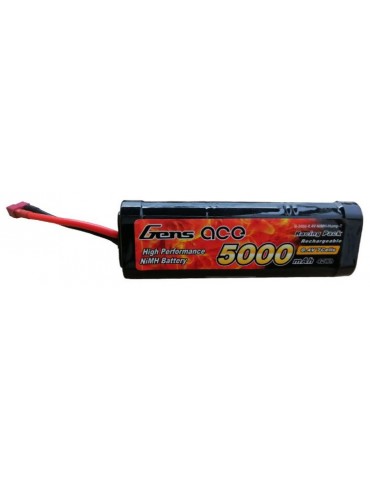 Gens Ace Traxxas battery 5000mAh 8,4V NiMH Hump T Plug