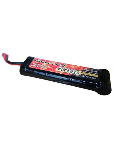 Gens Ace battery 3300mAh 8,4V NiMH Flat T Plug