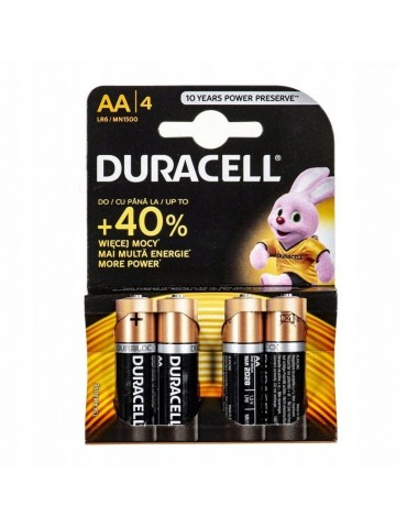 Duracell Alkaline batteries Basic LR6/AA 4 pcs